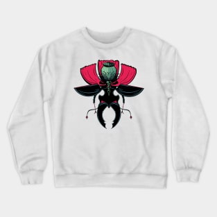 Poppy Flower Bug Crewneck Sweatshirt